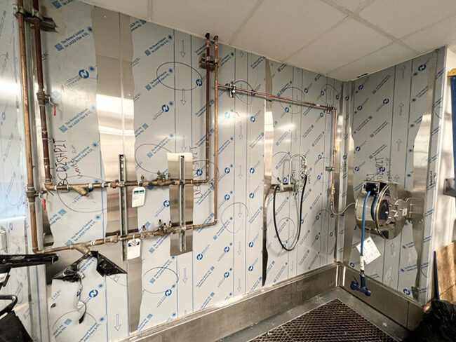 Hospital Commercial Dishwasher Install